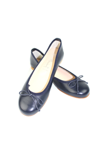 Italian Ballerina Shoes-Blue 6 US/ 36 EU