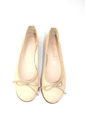 Italian Ballerina Shoes- Nude 6 US/ 36 EU